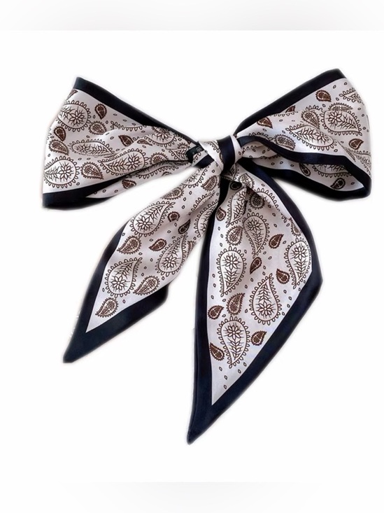 NWT Twilly Scarf Set Five 5 Paisley Floral Bandana Silky Bag Charm Hair Twillies main image 5